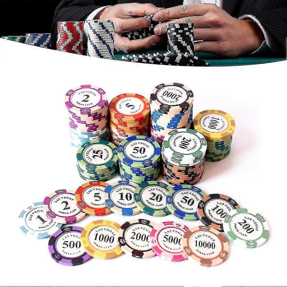 Bärbara spelmarker för flera valörer, Las Vegas-mynt för kasinon