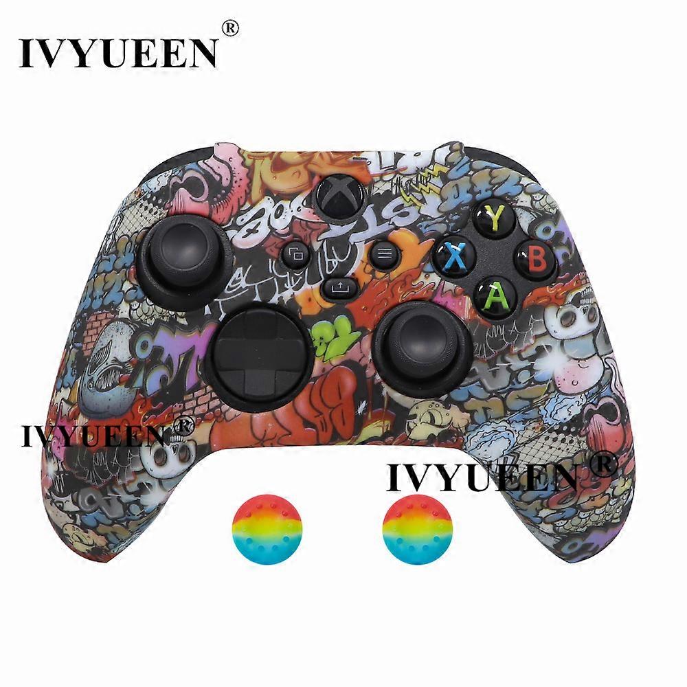 Soft Silicone Case for Xbox Series X/S Controller Protective Skin Gamepad Rubber Skin Thumb Grip Joystick Cover Shell