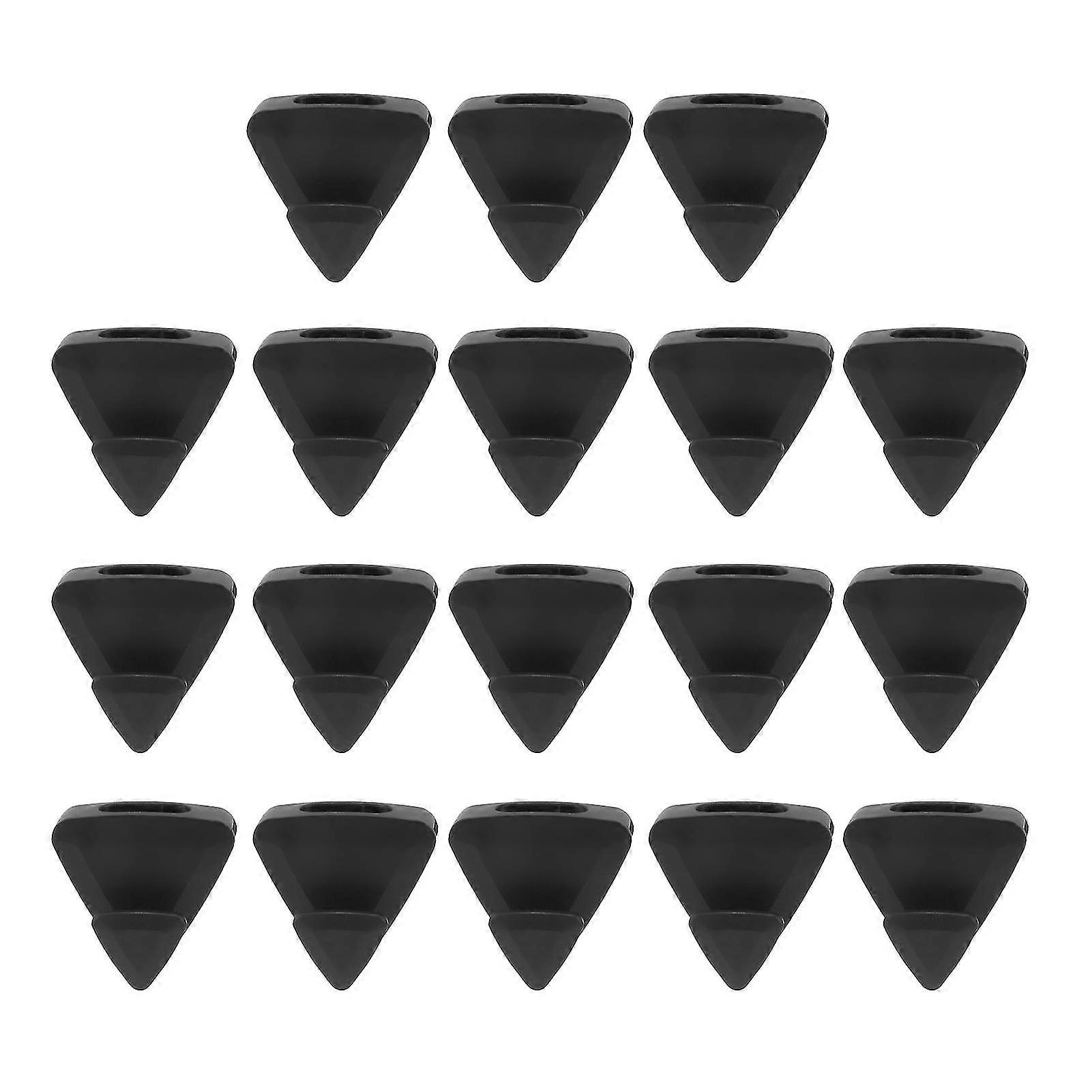 Black Triangular Hanger Hooks - 18PCS Closet Clothes Hanger Connection Extender for Space Saving