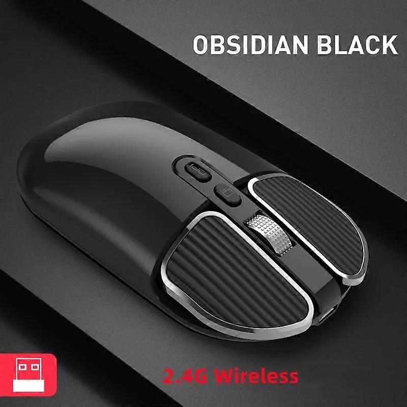 Bluetooth 5.1+2.4G Wireless Dual Mode Rechargeable Mouse Optical USB mice for PC Mac Laptop IPad Phone  Notebook Android Tablet Mice & Trackballs