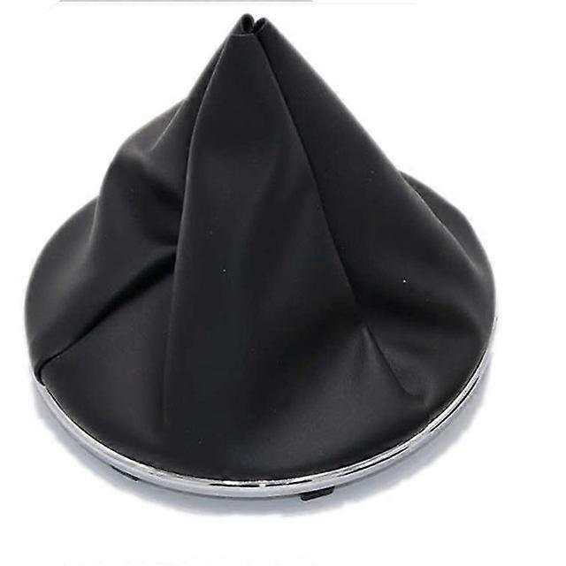 For Fiat 500 500C 2007 - 2018 5 Speed Gear Shift Knob Sitck Head Leather Gloss Black Cap Replacement