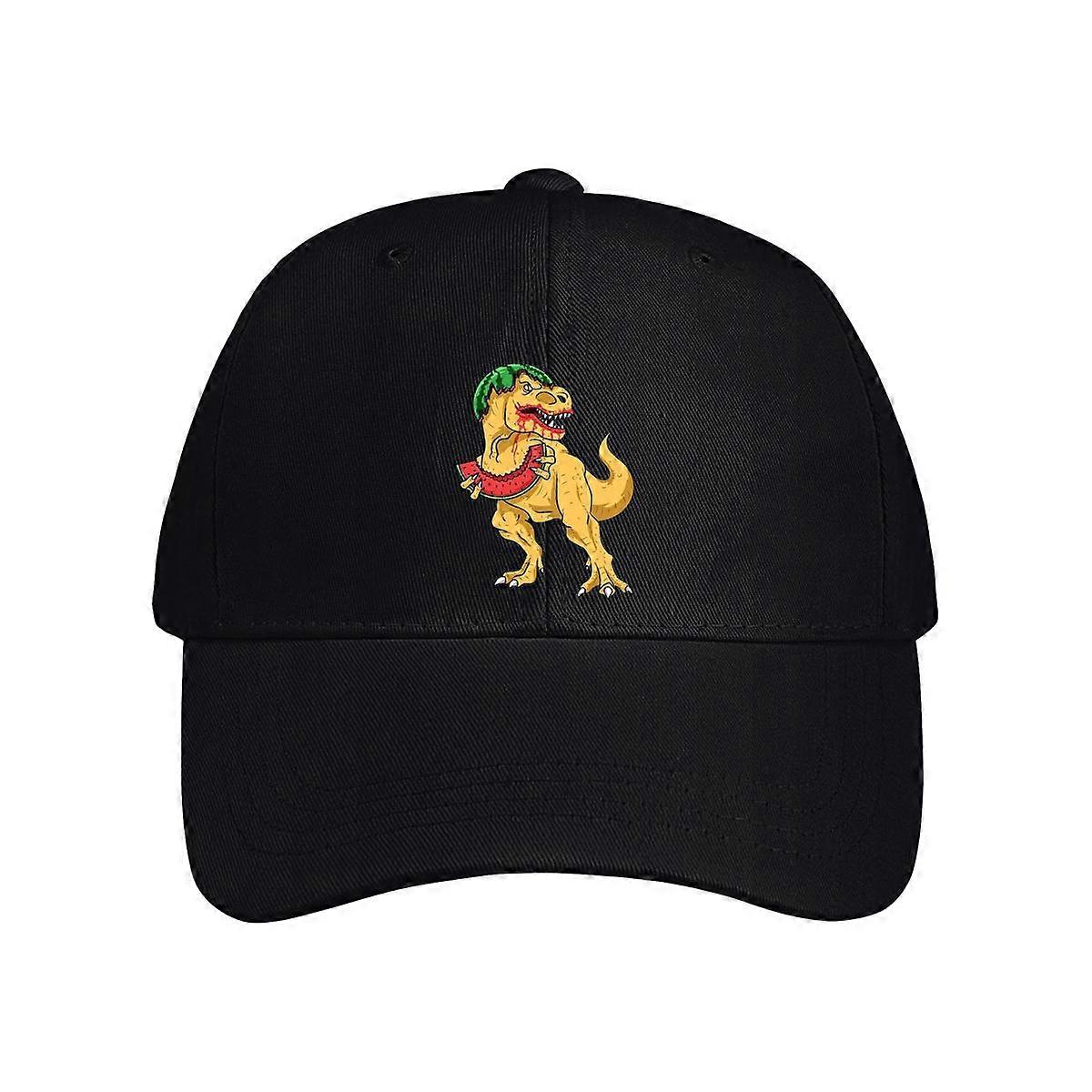 T-rex Eating Watermelon Baseball Cap