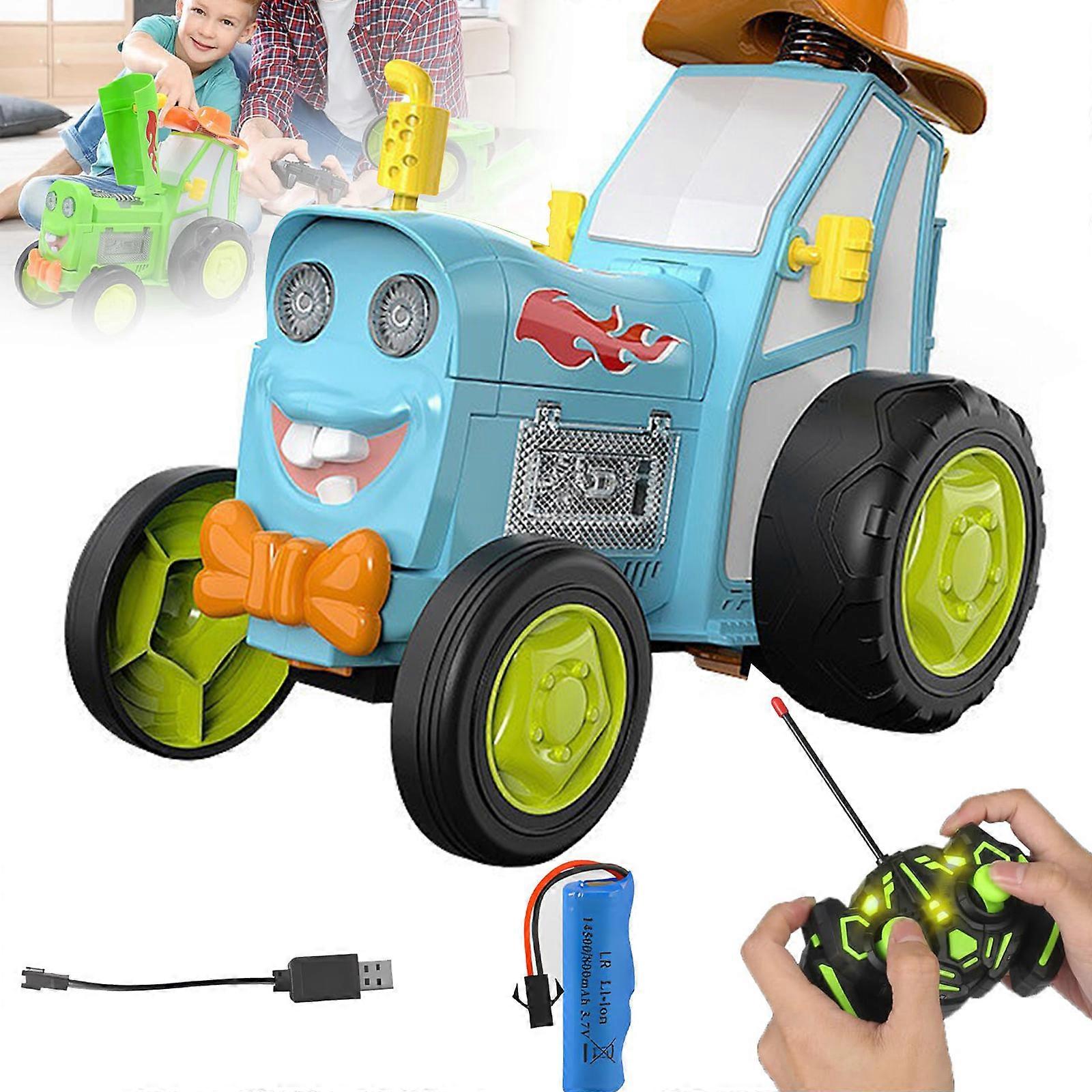 Hullu hyppyauto, 360 pyörivä langaton kaukosäädin auto tanssiva temppuauto, 100% uusi