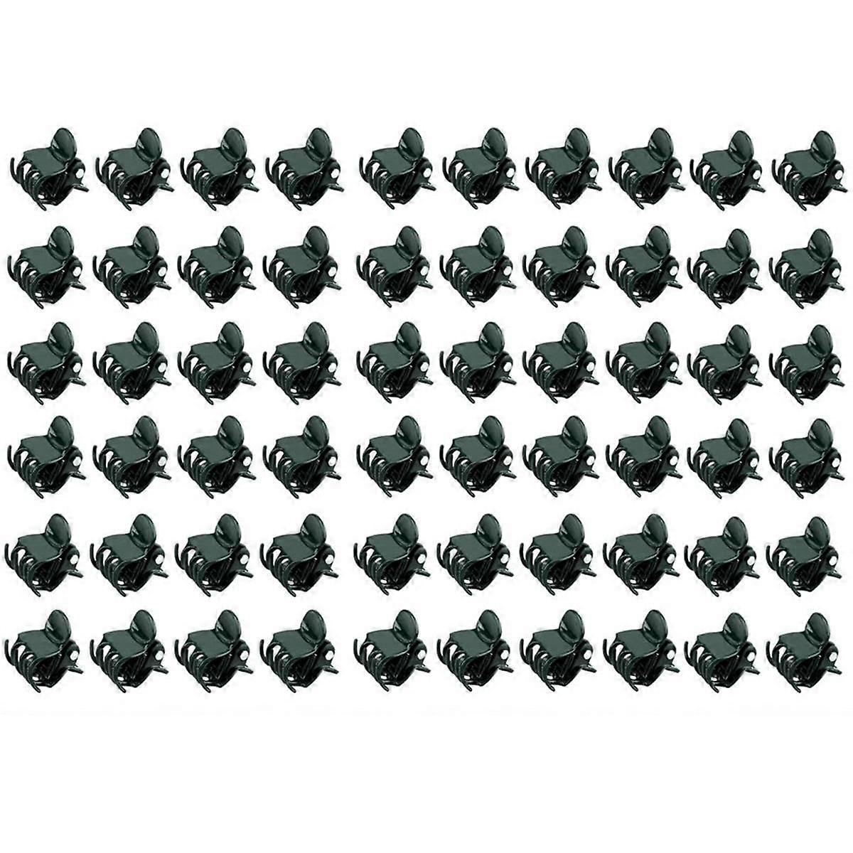 200PCS مقاطع الأوركيد مقاطع دعم النبات ، مقطع نبات بلاستيكي مضمون حديقة الطماطم دعم النبات ينبع مقاطع تثبيت الكرمة