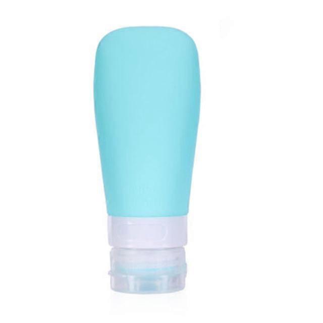1pc Silicone Travel Bottling Face Cream Bottle Shampoo Conditioner Bottle Empty Refillable Sample Bottle Storage Container