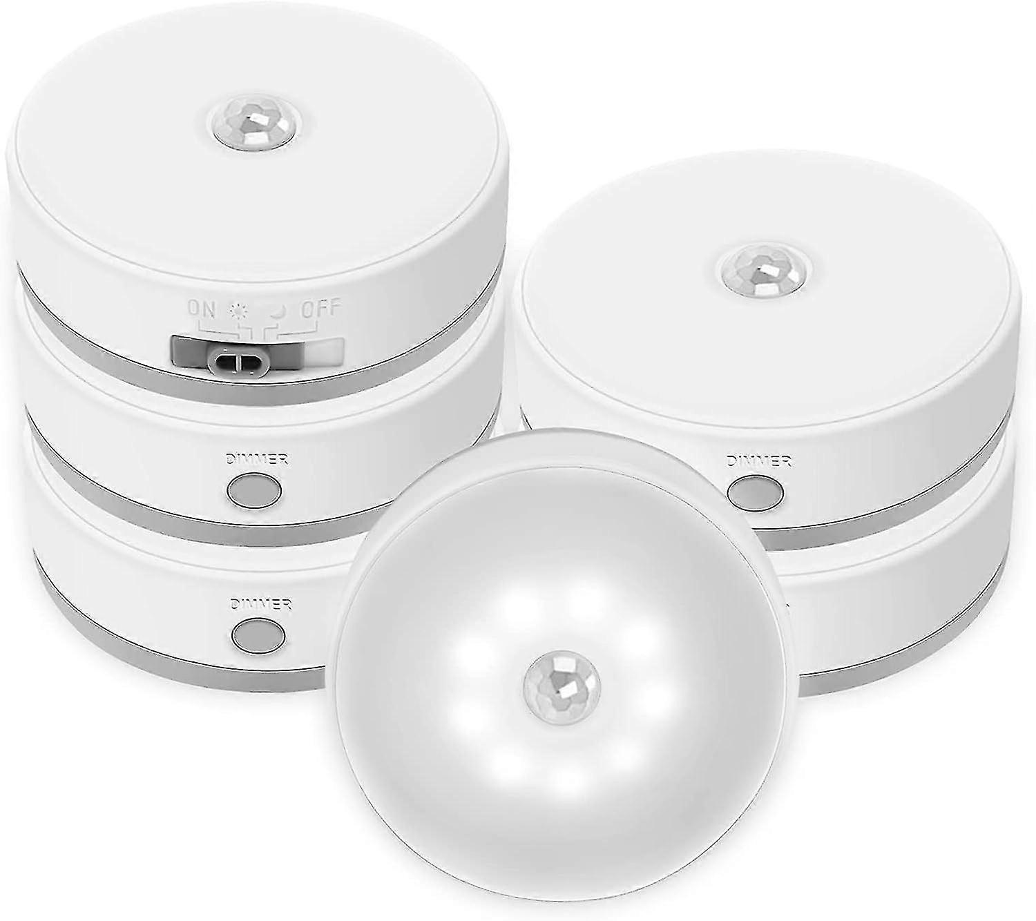LED Motion Sensor Lights BatteryPowered Under Cabinet Light Closet Light Puck Lights Wireless Step