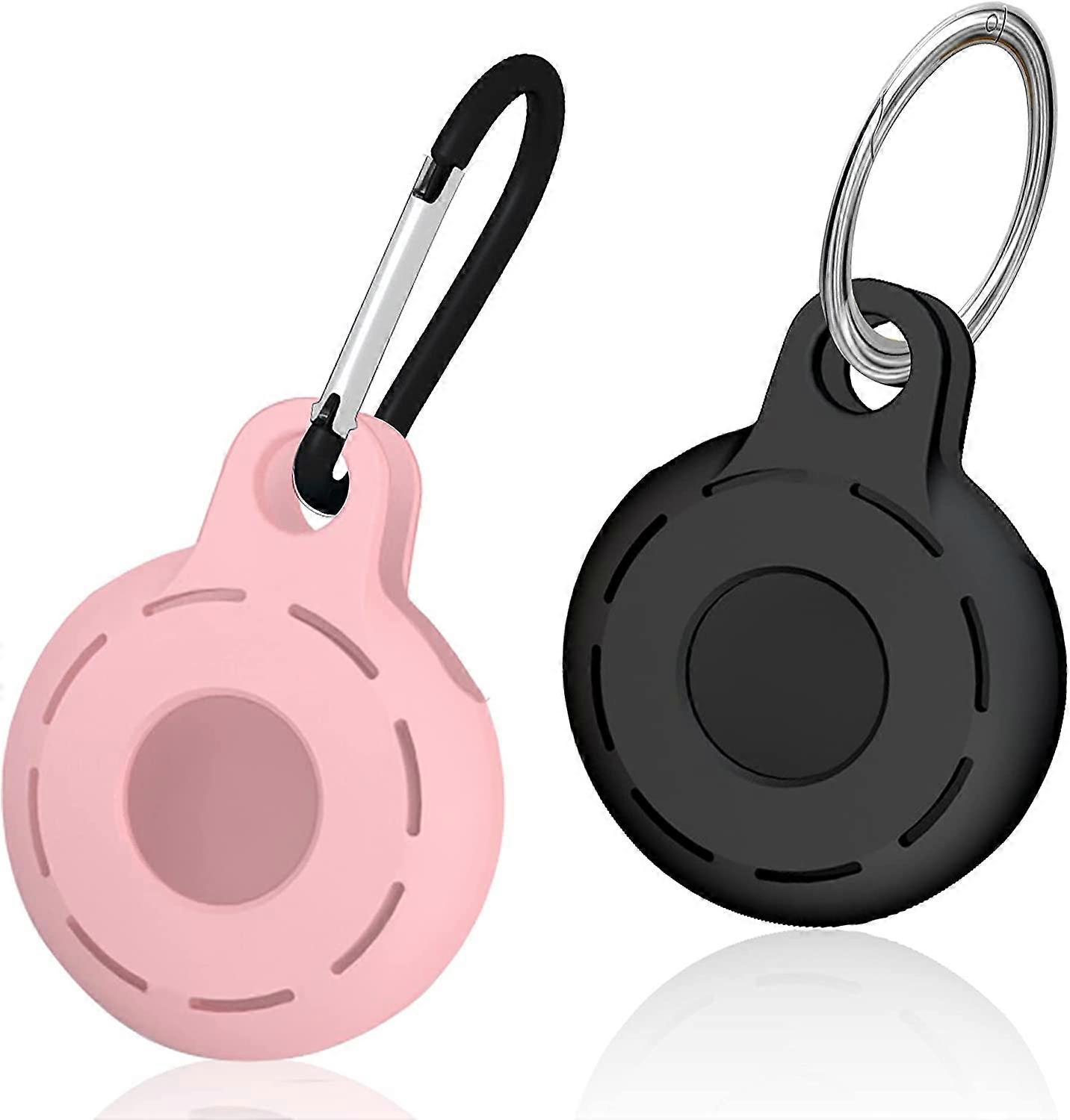 KATEA AirtagCase/Airtag Schlüsselanhänger FullProtectionAirtag Halter Zubehör - 2er Pack Mischfarbe
