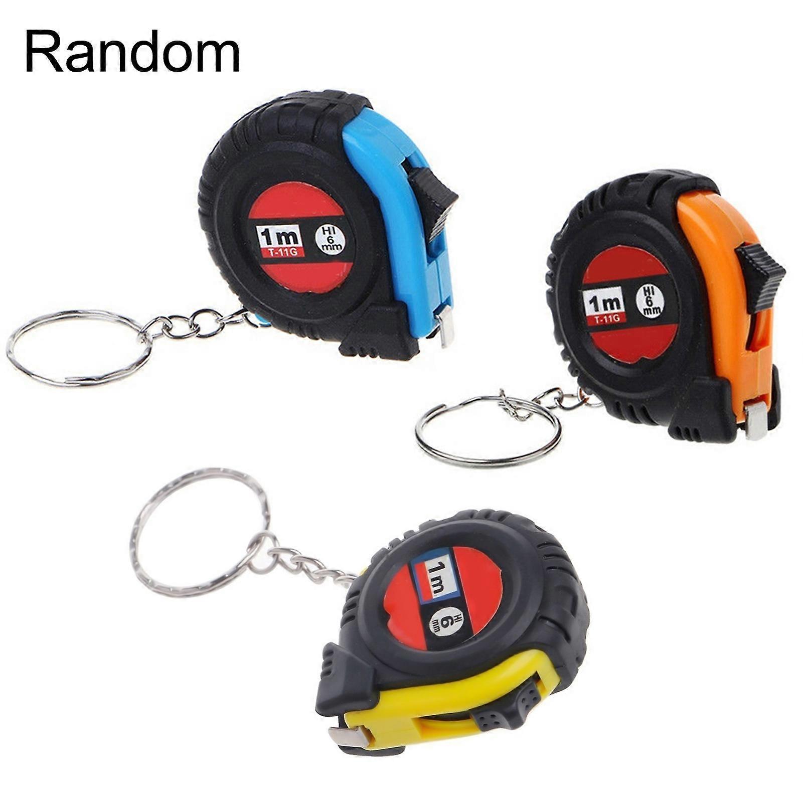 1m Retractable Portable Measuring Tape Measure Length Ruler Tool with Key Chain