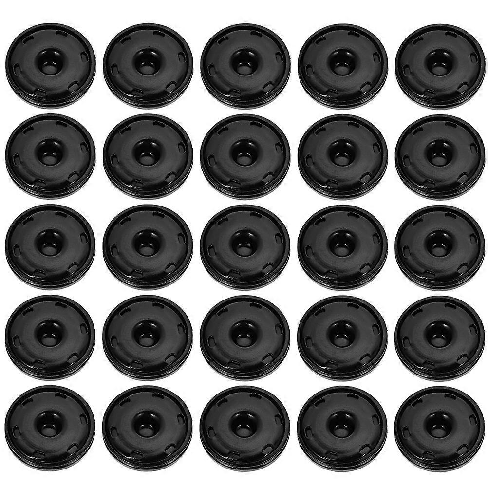 50pcs Sew-on Snap Buttons Alloy Snap Fasteners Clothes Press Studs Buttons
