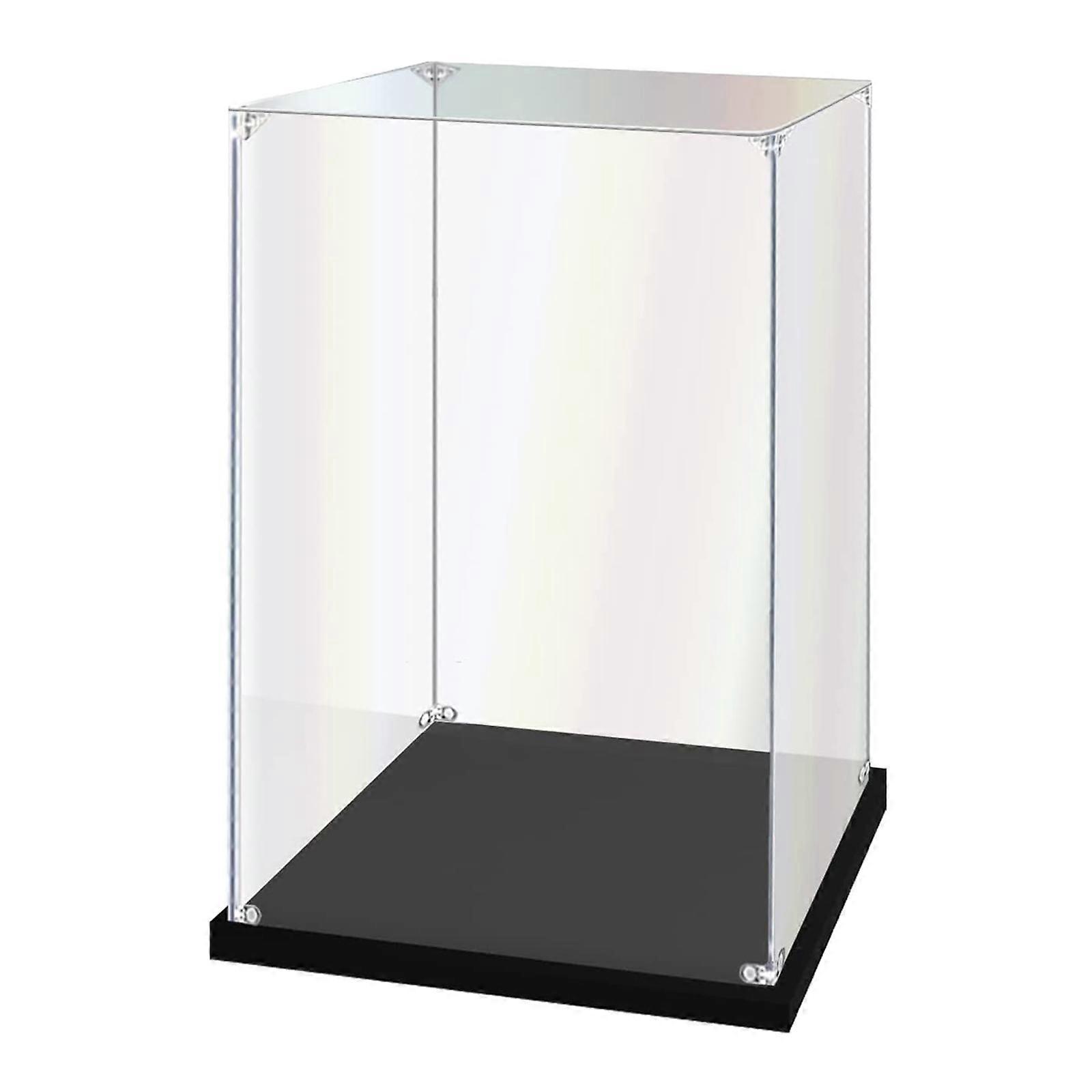 Clear Acrylic Display Case with Black Base