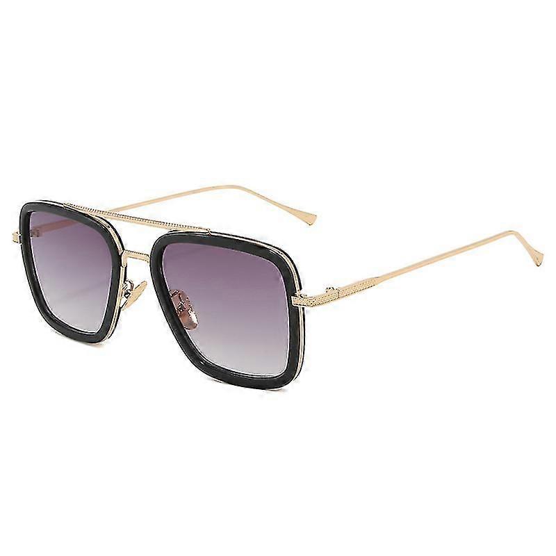 Yvey Polarized Sunglasses For Men & Women - Vintage Pilot Style UV400 Protection, Hero-Inspired Metal Frame - View #3