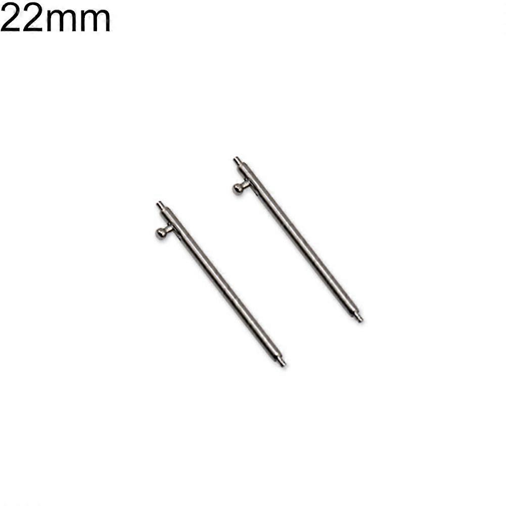 2Stk 18/20/22mm rustfrit stål Quick Release Watch Rem Band Spring Bar Pin