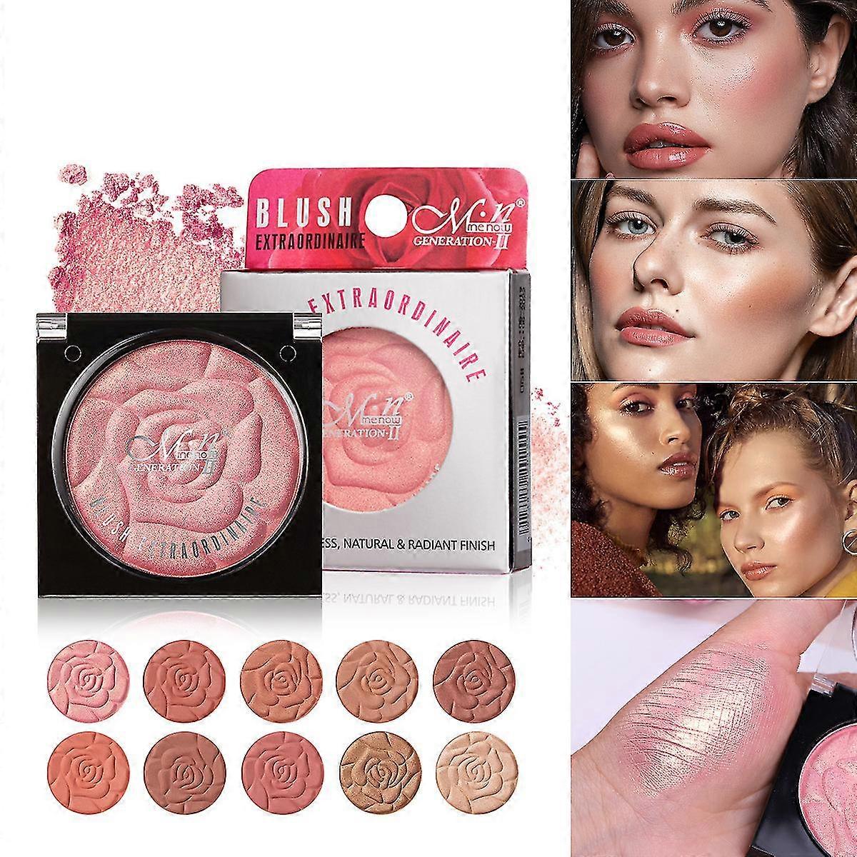 Petal Blush Monochrome Blush Rouge Natural Lasting Conceal Matte Pearl