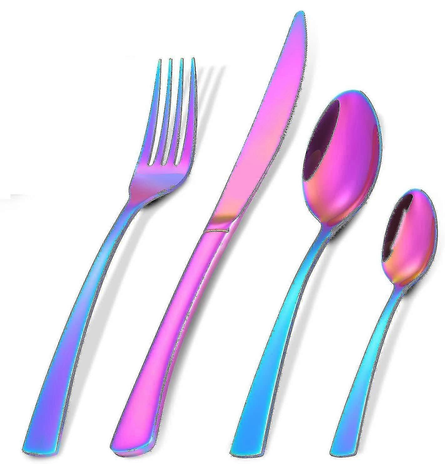 Ensemble de couverts, ensemble de couverts en acier inoxydable de 16 pièces, service pour 4