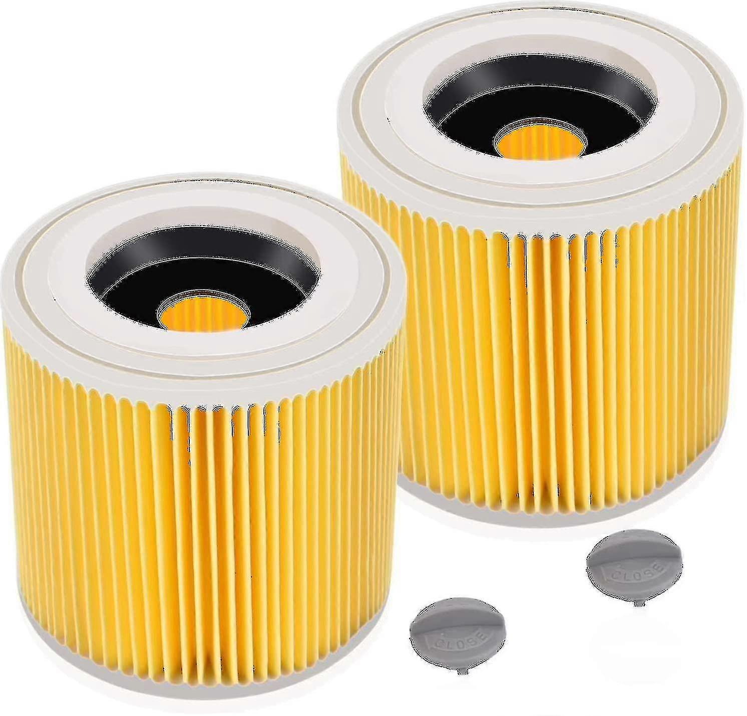 2 Pack Cartridge Filter For Wd3 Premium Wd2 Wd3 Wd3p Wd3 Mv2 Mv3 Filter Wd3 Replacement Filter For Krcher Vacuum Cleaner 6.414-552.0/6414552