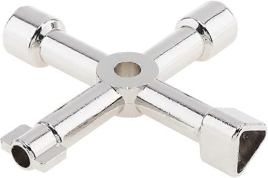 Cross Key Control Cabinet Multifunctional Key Plumber Cross Switch Key Universal Key Control