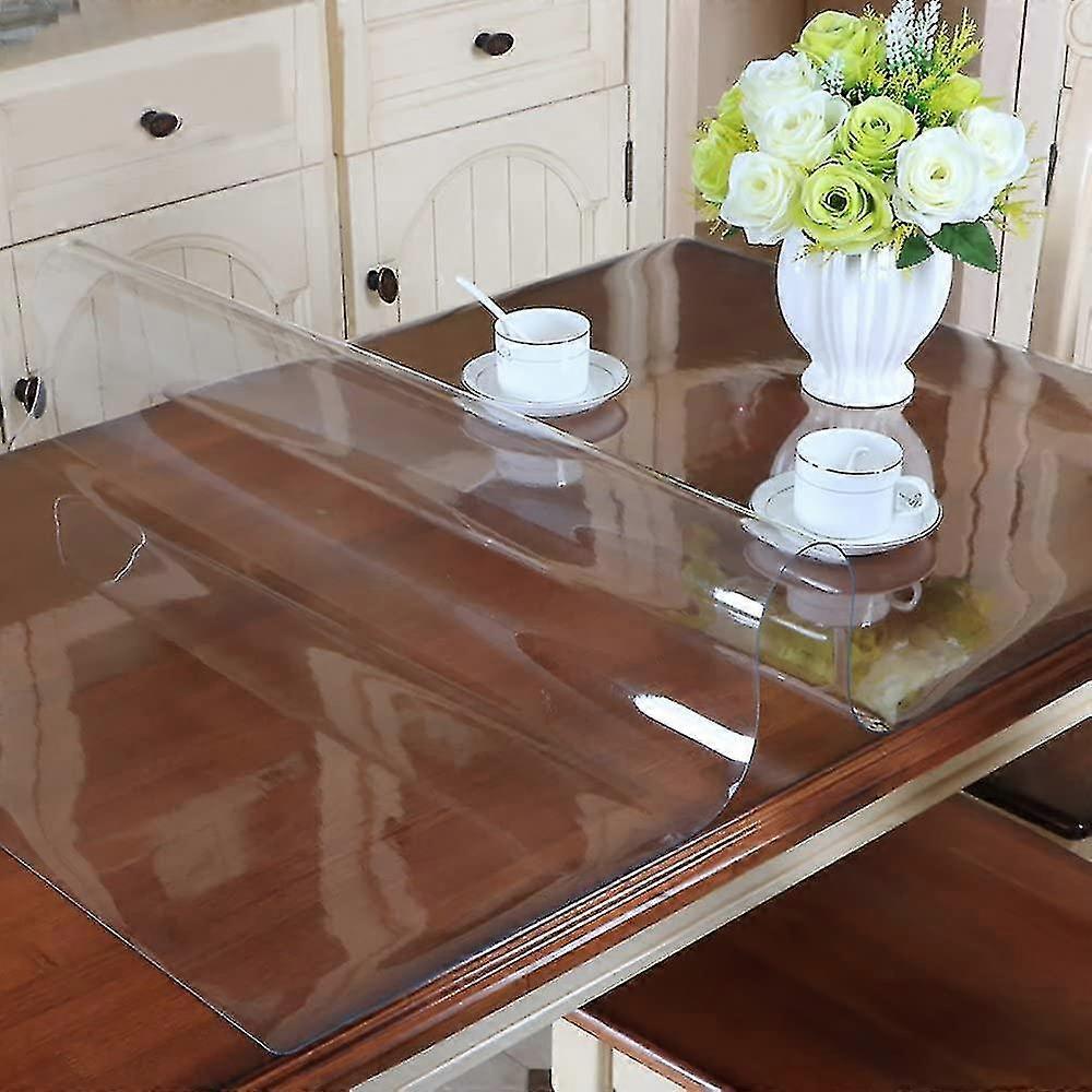 Waterproof Pvc Protector For Table/desk Table Pads Table Covers Custom Size