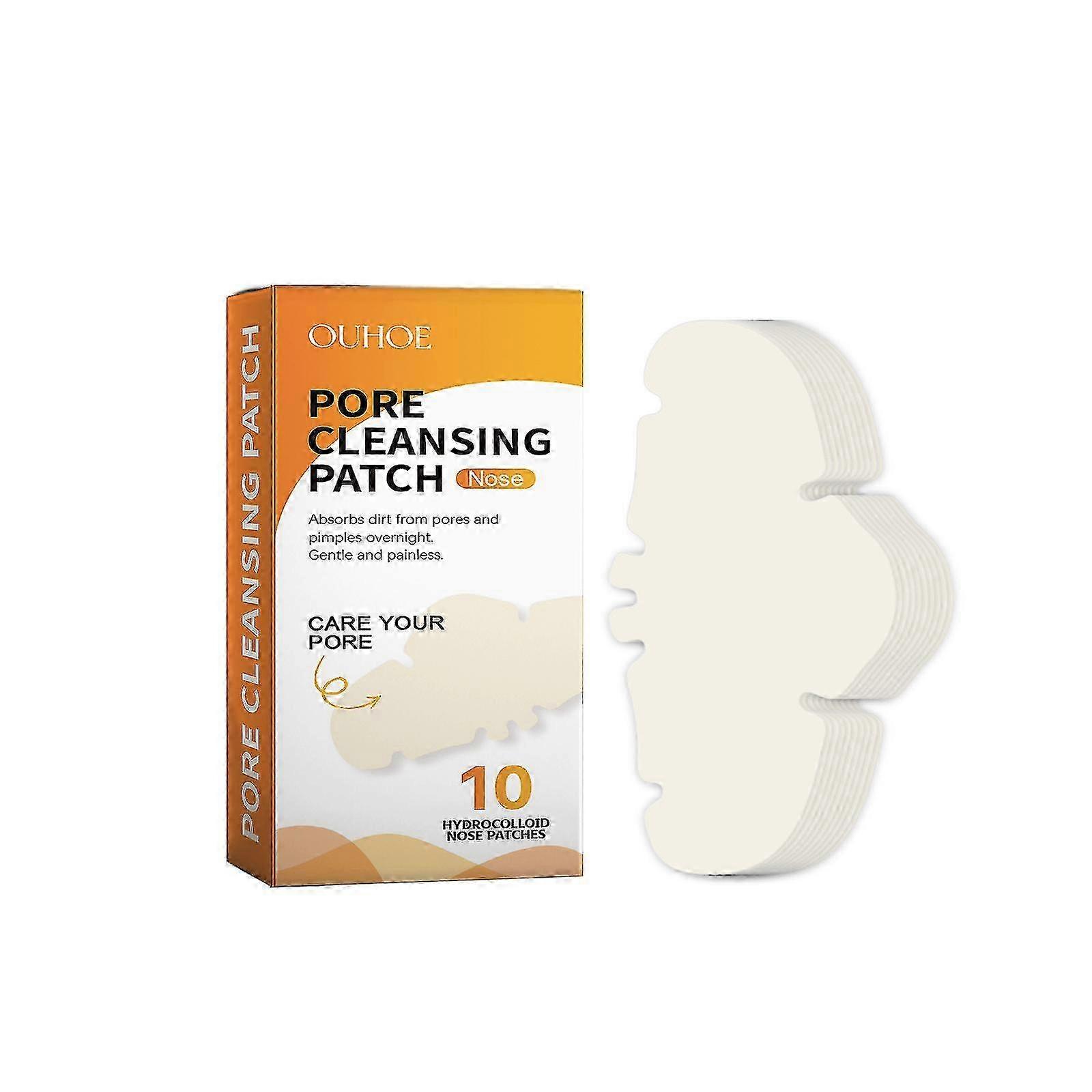 Pore Cleansing Patch, Blackhead Removal Pore Strips, Hydrocolloid Nose Patch Targets Pores & Pimples Deep Cleansing