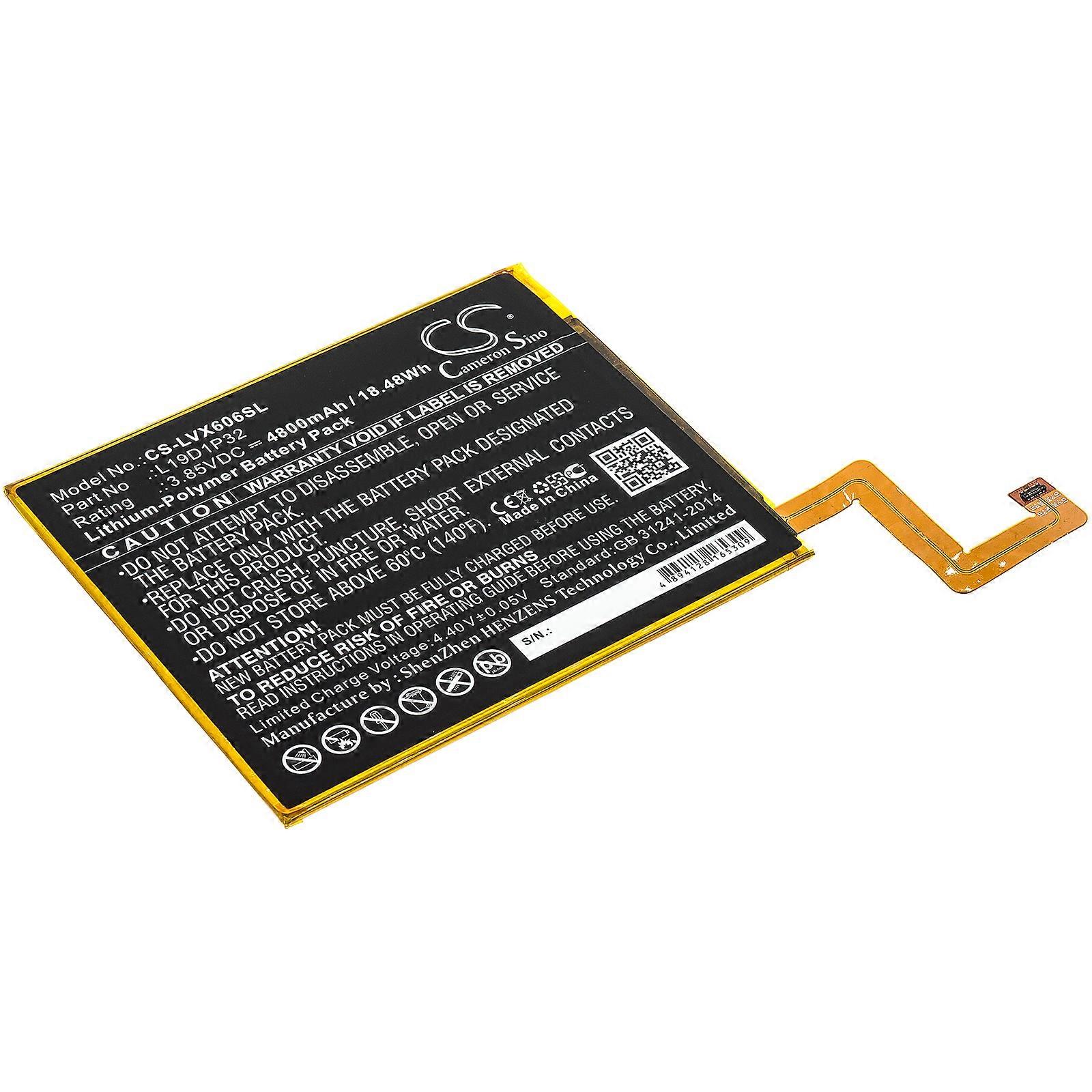 适用于联想 Tab M10 Plus TB-X606F L19D1P32 平板电脑 CS-LVX606SL 3.85v 电池