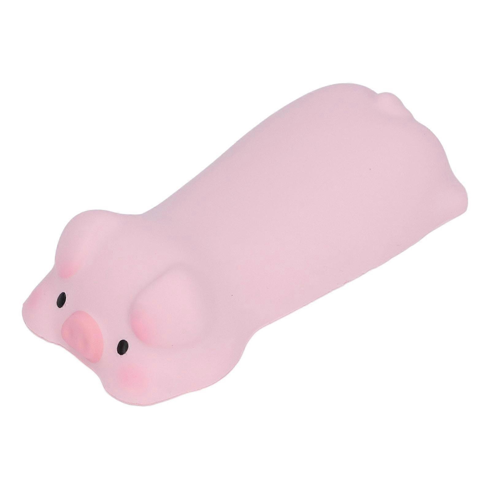 Ergonomic Pink Pig Wrist Rest: Cute PU Cushion for Mouse & Keyboard to Reduce Fatigue