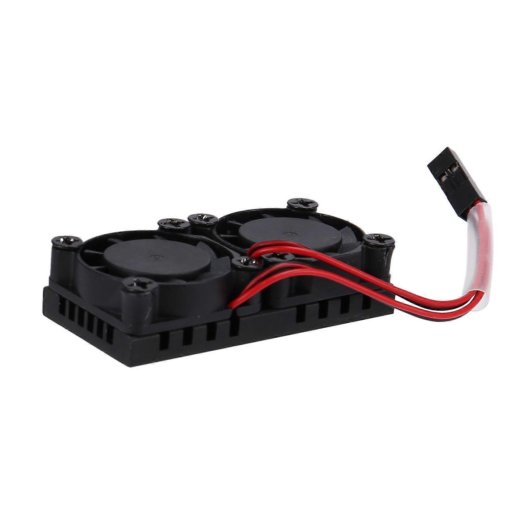 Dual Fan with Heat Sink,Ultimate Double Cooling Fans Cooler for 4B/3B+