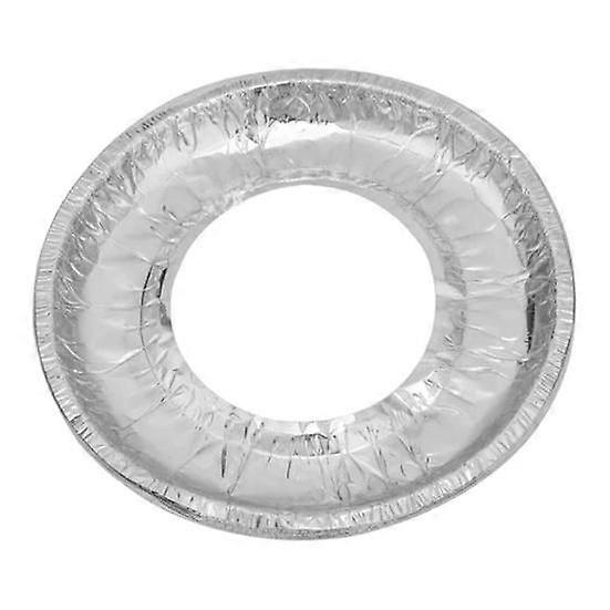 100Pcs Gas Stove Burner Liners Disposable 8.5in Square Round Heat Resistant Top Covers