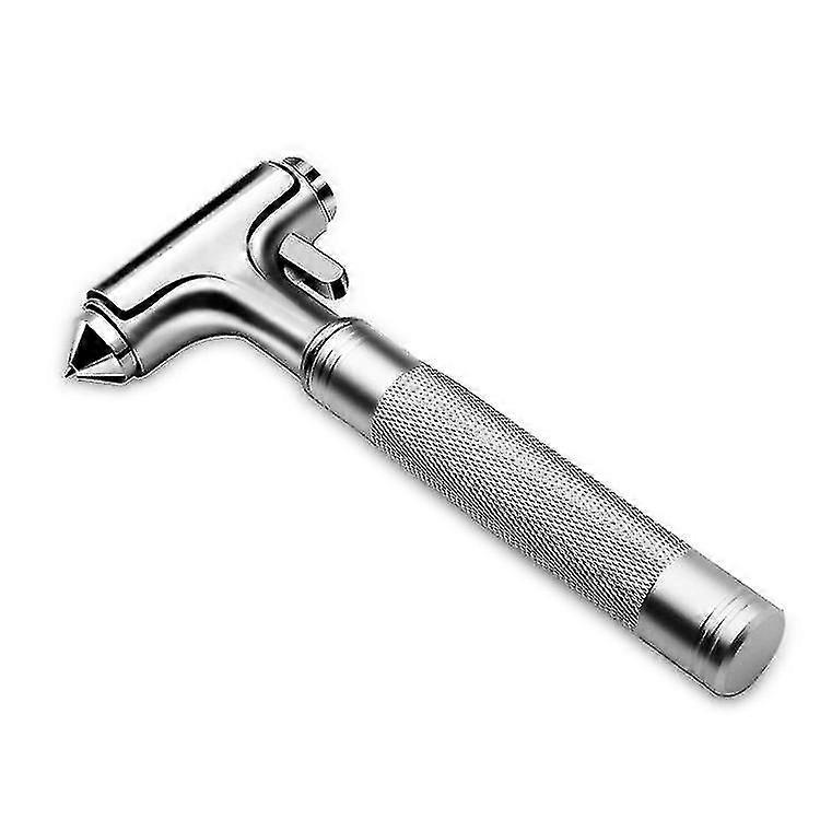 Emergency Hammers, Window Breaker Belt Cutter Car Window Hammer Metal Portable Belt Cutter Anti-slip Tool Break Glass And Window, Suitable For Camping