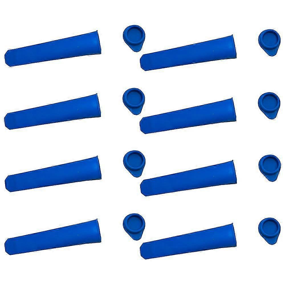 8 Pack Silicone Popsicle Molds Ice Pop Mold With Lids For Baby, Diy Popsicles/yogurt Sticks/jelly