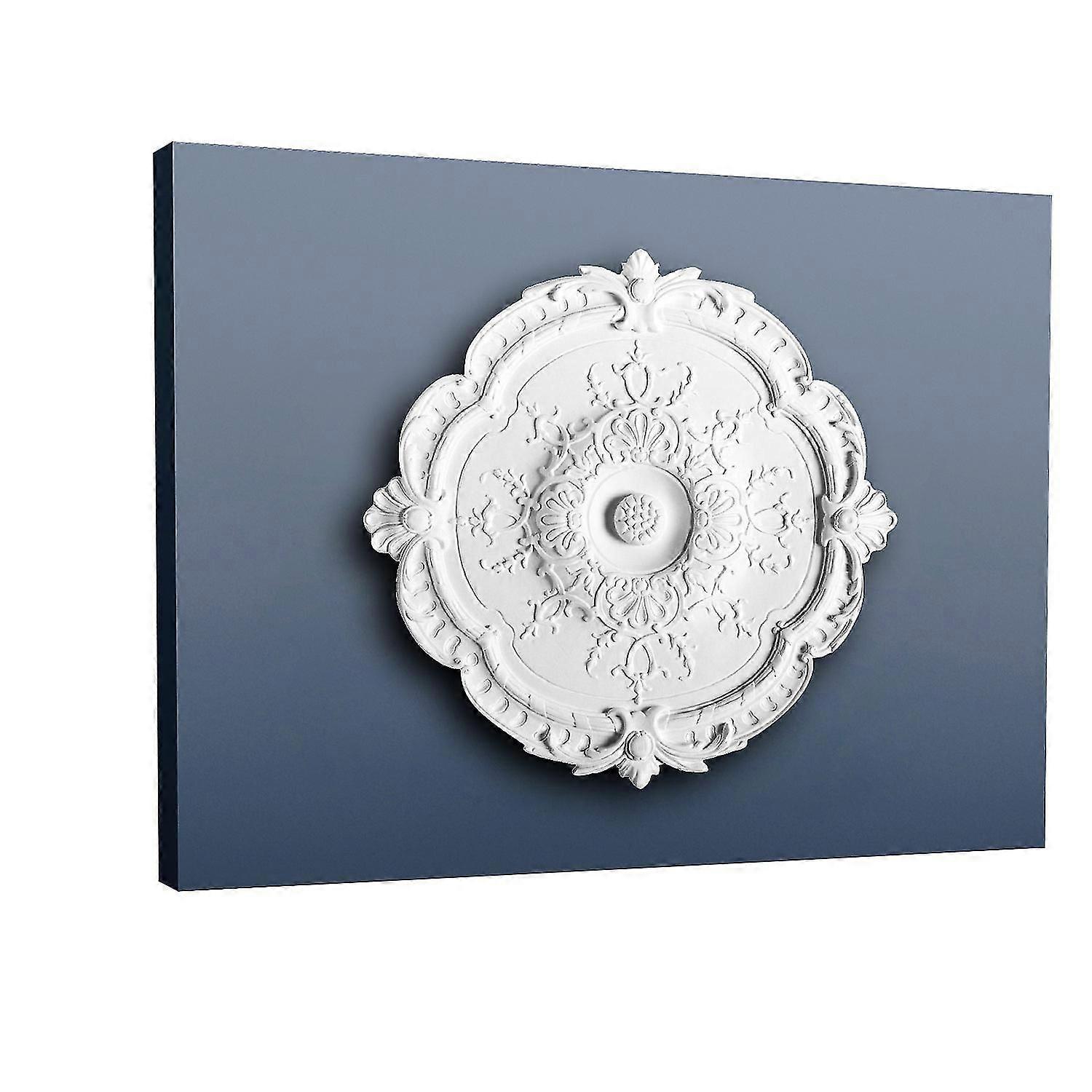 Orac Decor 1 x Ceiling rose R31 LUXXUS white Purotouch pre-primed lightweight, sturdy, dimensionally stable