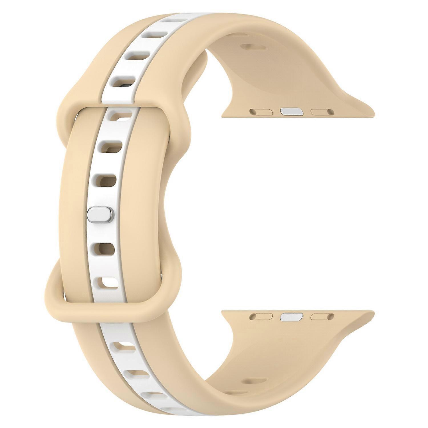 KALEBOL Dual Color Silicone Strap for Apple Watch Series 10 Ultra 9 8 7 SE 6 5 4 3 2 1 46mm 49mm 45m