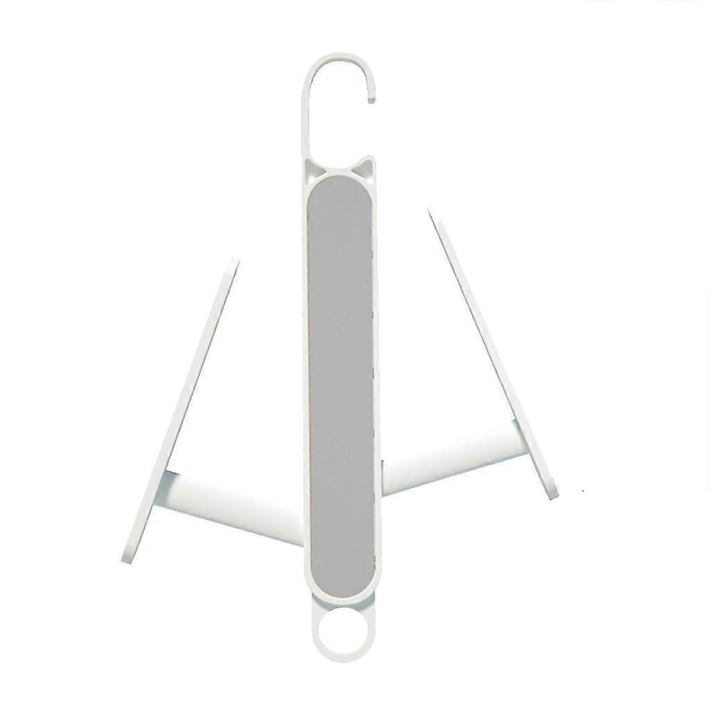 Shoe Rack Hanging Double Hook Windproof Drying Rack Mobile Vertical Stacking Sandals Space-saving Outdoors and Rooms  White Color