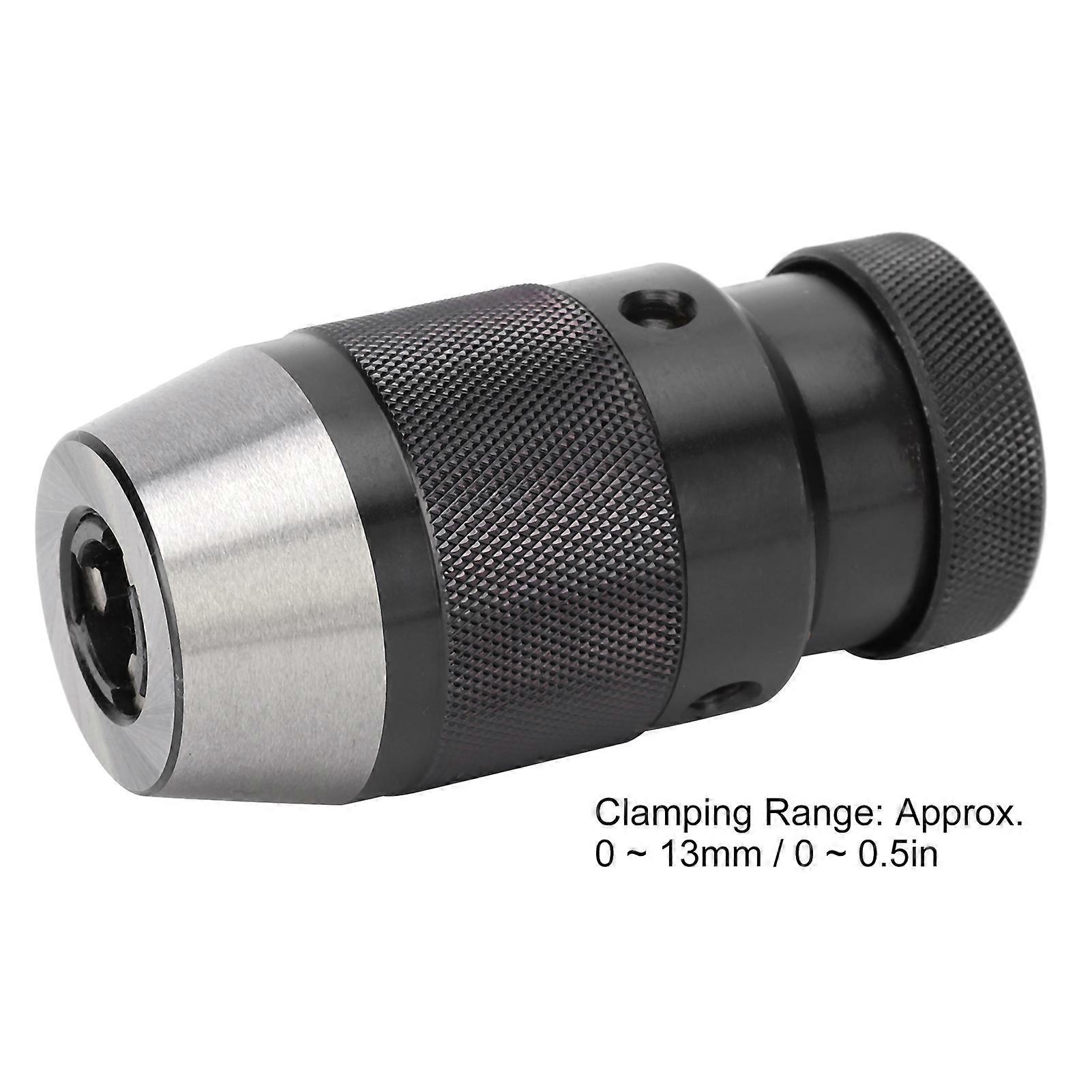 Keyless Self-Locking Drill Chuck with Sleeve Adapter for Hand Power Tools 0.13mm B16