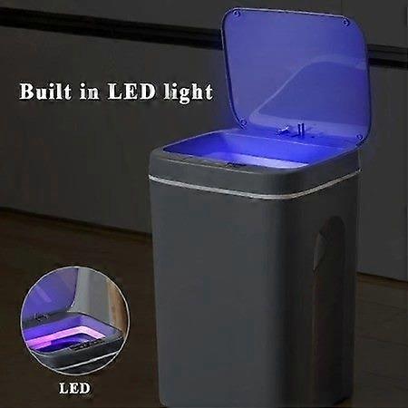 Smart Auto Sensor Rubbish Bin Garbage Trash Can With LED Light Recycle Bin