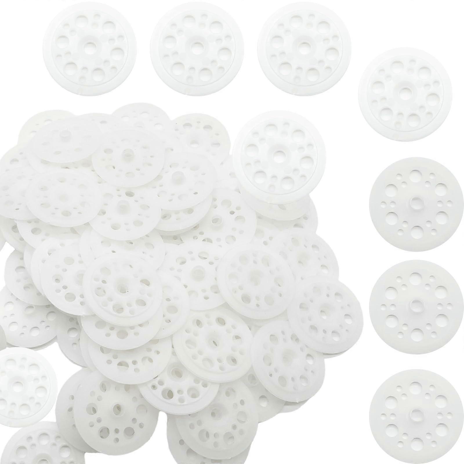 Plastic Polypropylene Washers 100 Pack for Foam Board Installation 45mm Insulation Fastening and Fixing Solutions