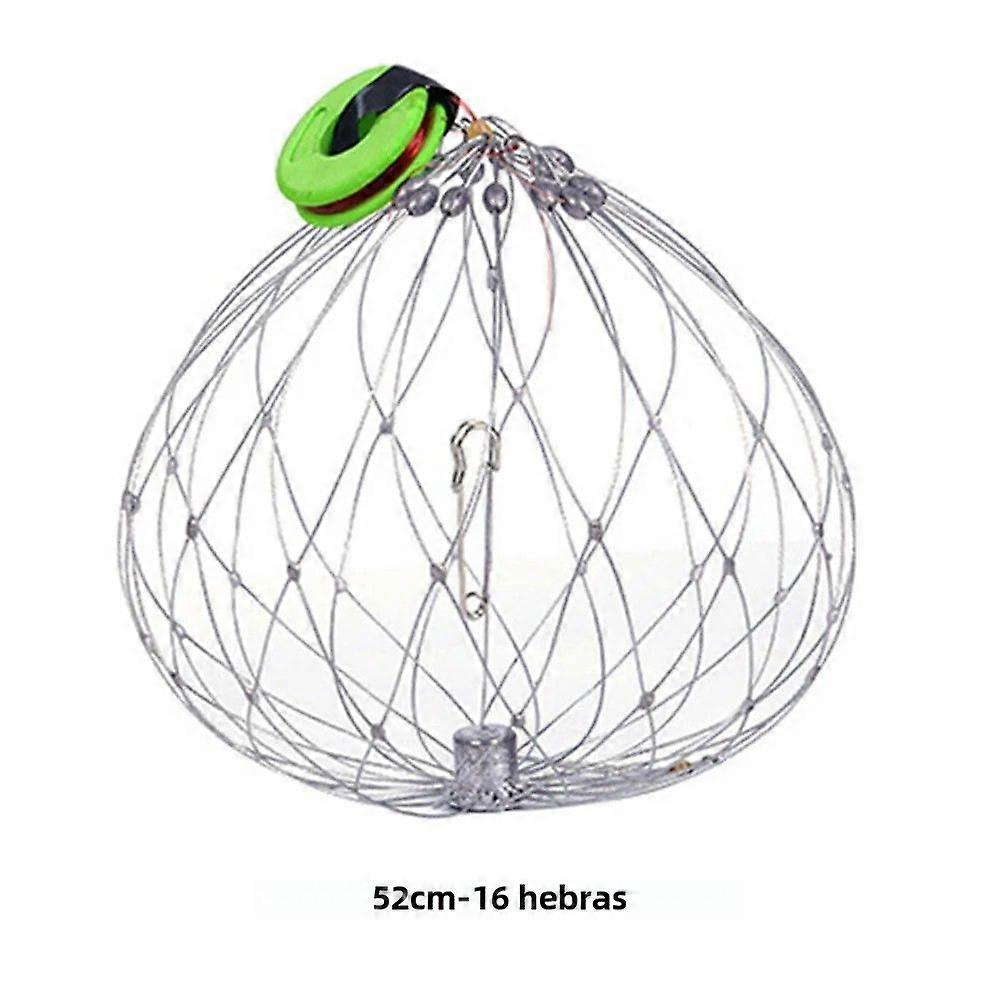 Automatic Fishing Net Open and Close Steel Net for Lobster and Fish Outdoor Fishing Accessories in Saltwater and Freshwater