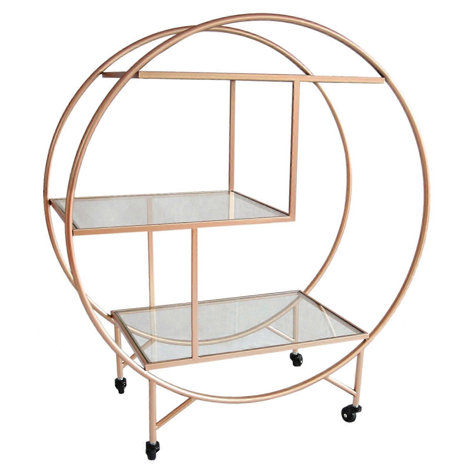 Rose Gold Drinks Trolley Bar Cart - Groot