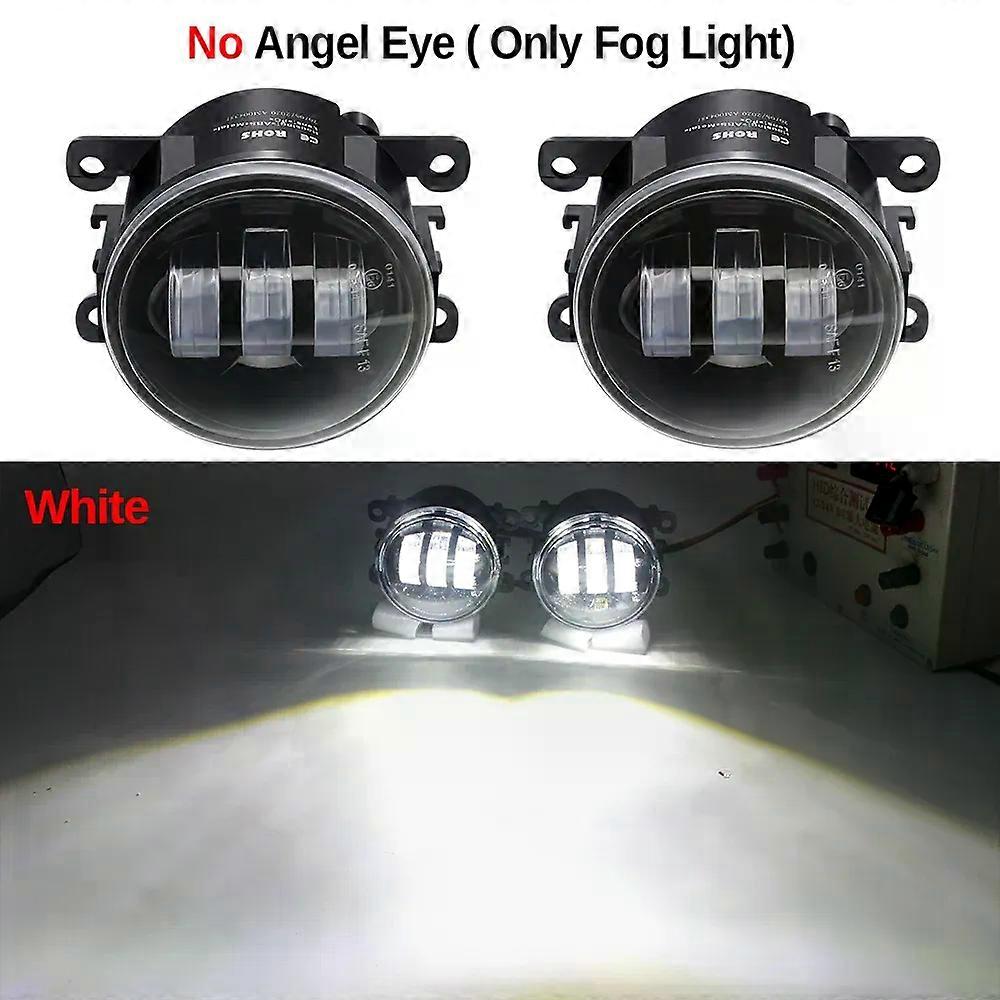 Compatible 2 Pieces Car Angel Eye Fog Light Assembly For Acura TSX 2011 2012 2013 2014 LED Lens DRL Fog Daytime Running Lamp 30W 6000LM 12V