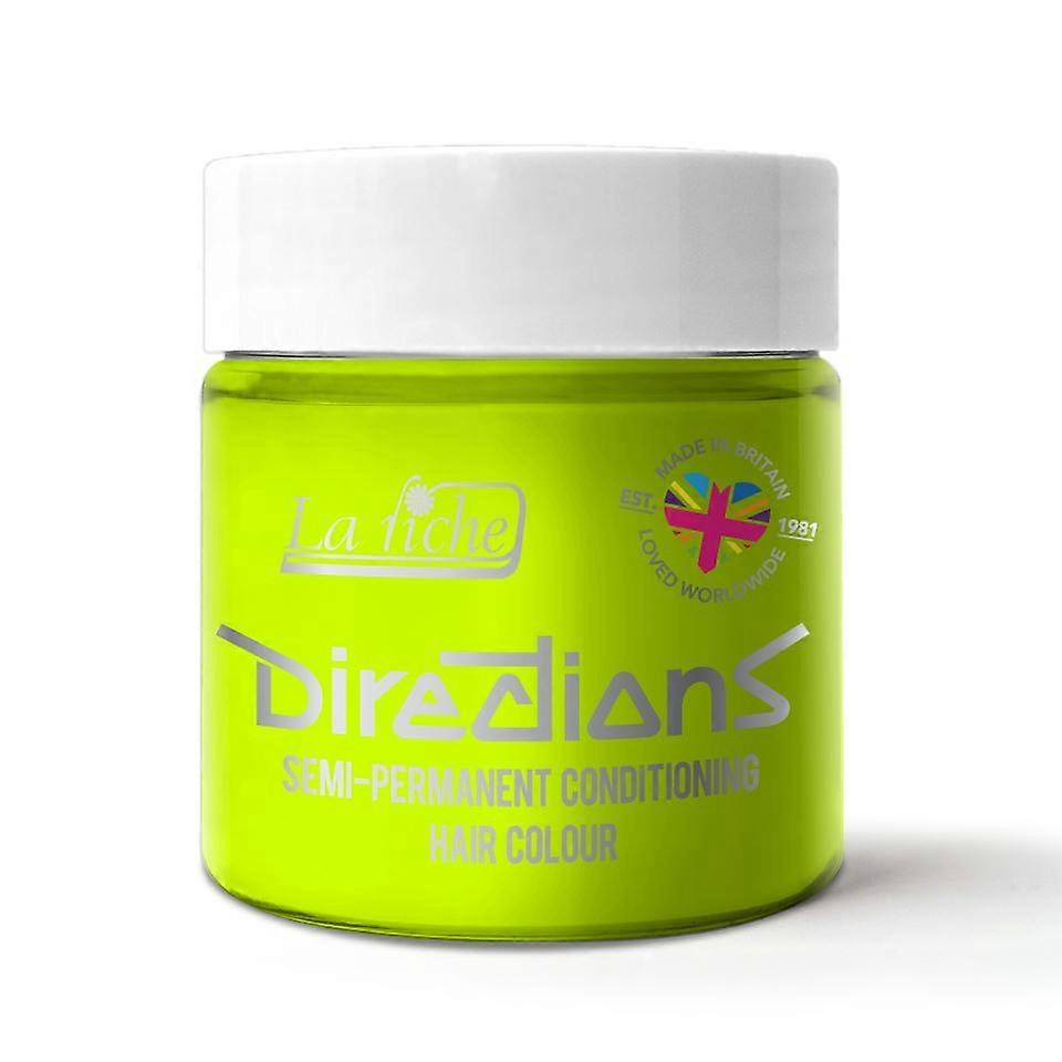 La Riche Directions Coloration Capillaire Semi-Permanente 100ml Pots - Citron Vert Fluorescent