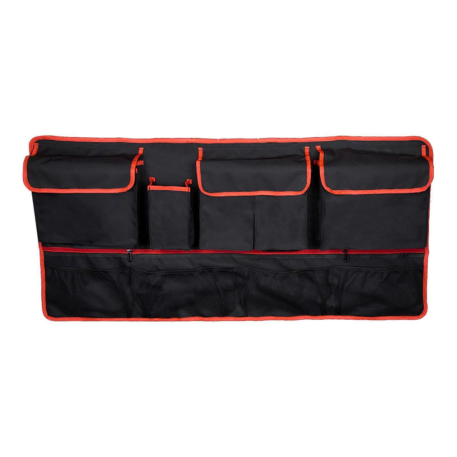 Ayarlanabilir Askılı Araç Depolama Organizatörü Araba Arka Koltuk Asılı Organizatör Çoklu Saklama Çantaları ile Çoğu Araca Uygun