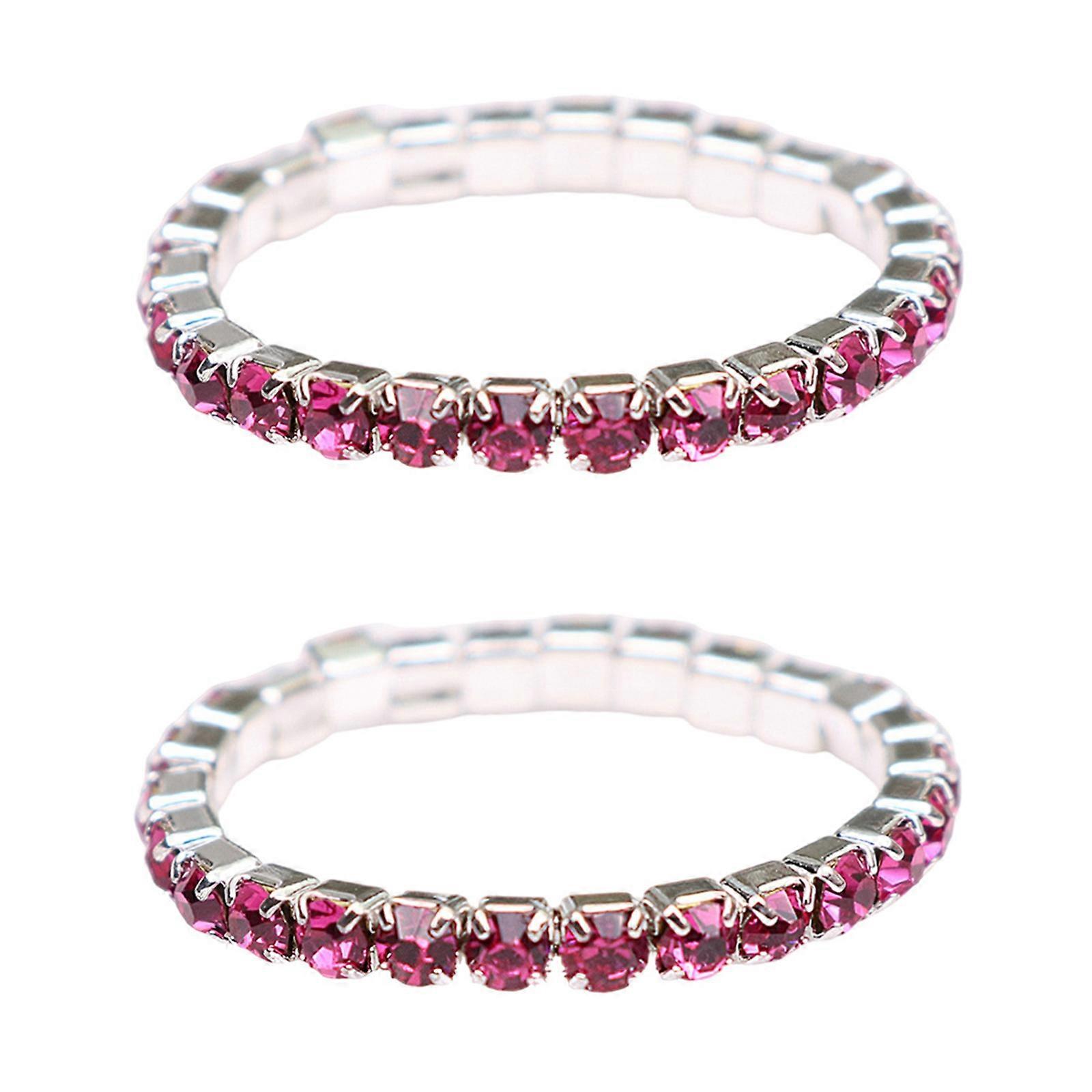 Elastic Moissanites Stackable Rings Contemporary Moissanites Elastic Rings Adornment for Fashion Forward Individuals