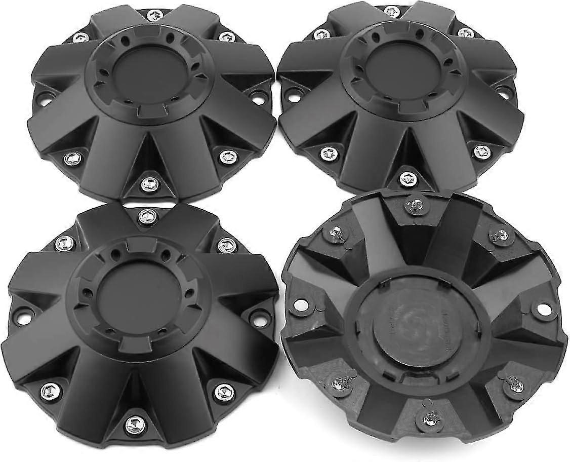 Mkk 180mm 7.09in מכסי מרכז גלגלים עבור C806805-1 C108015-16b01 C806806 Wheel Center Hubcaps, 4 חבילת החלפת כיסוי מרכזי שחור