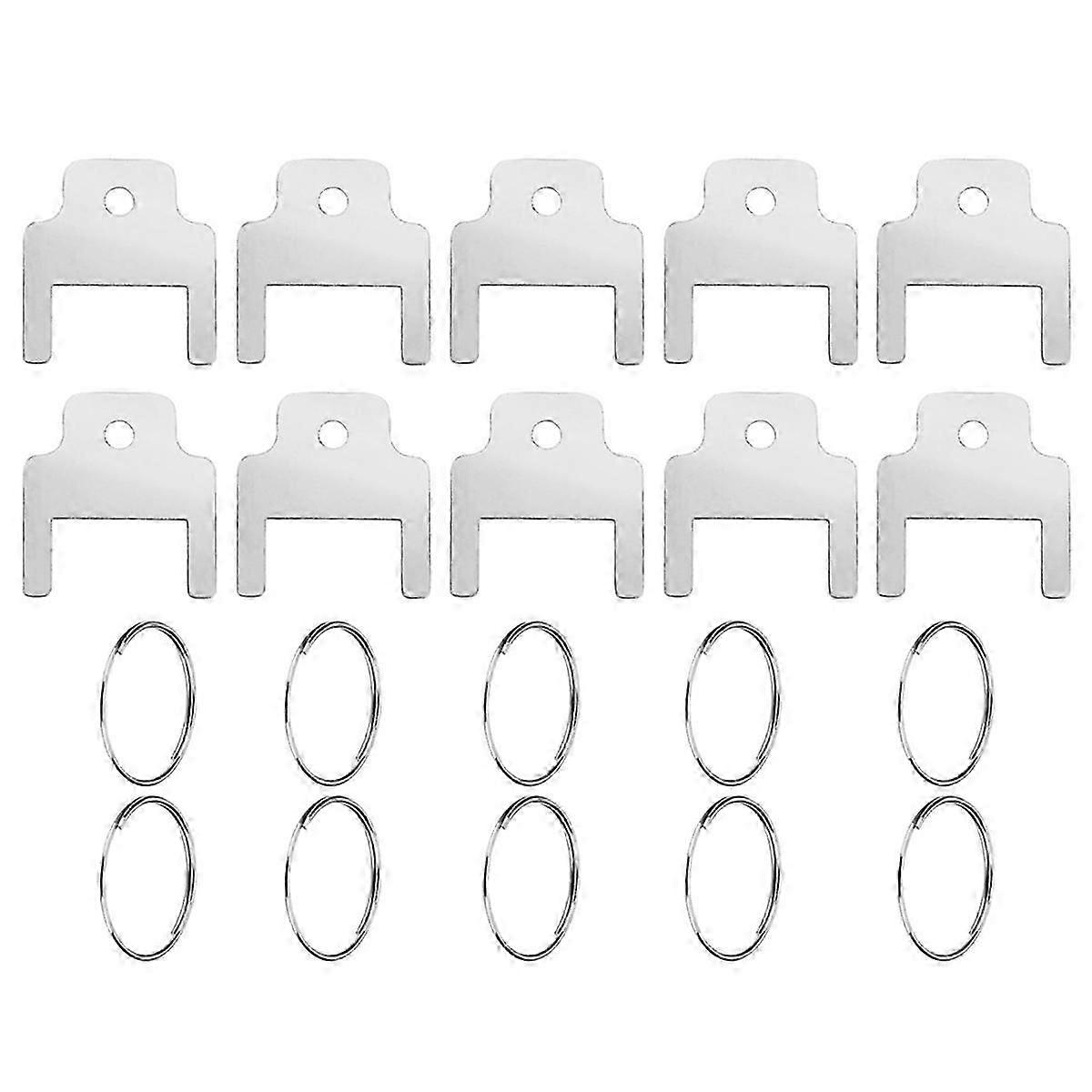 10pcs 770301 Paper Towel Dispenser Keys,Toilet Paper Dispenser with 10 Key Rings Paper Towel Holder Key Tissue Box Key