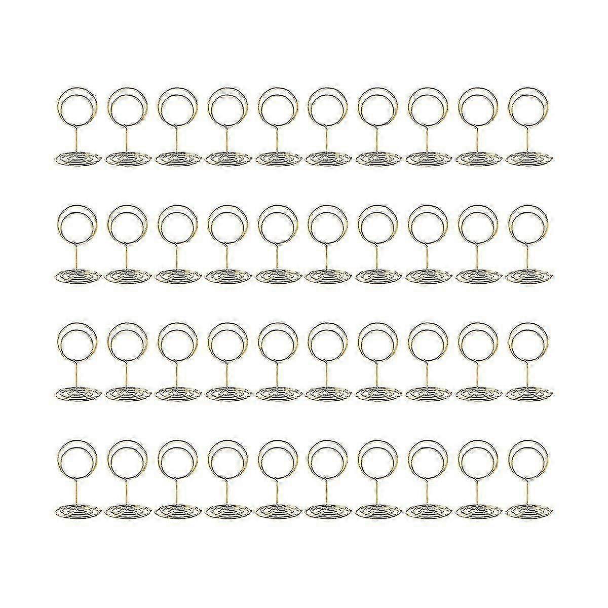40pcs Porte-Numéro de Table, Porte-Carte-Lieu, Porte-Carte De Table, Porte-Photo Pour Mariage Recepti-Yvan