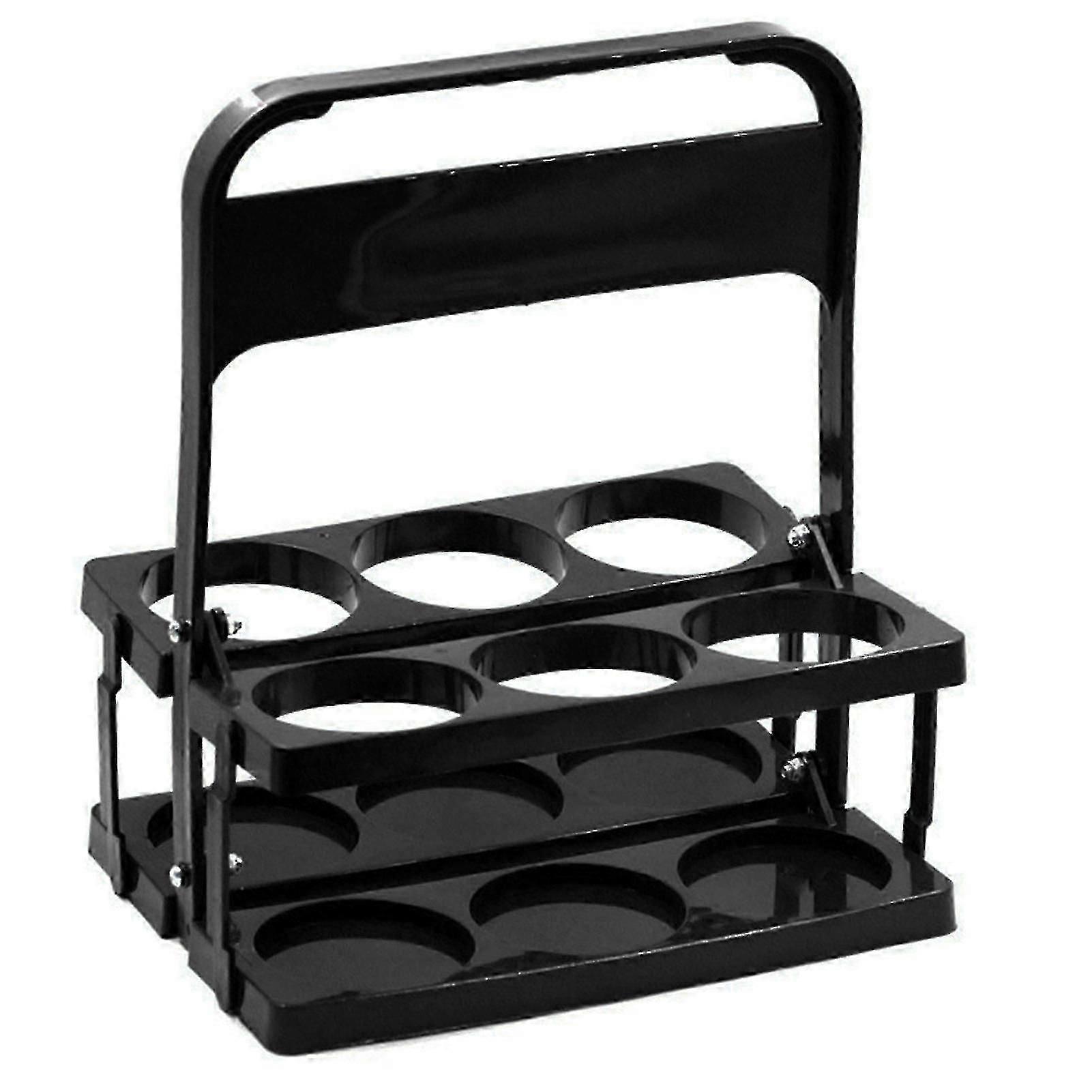 Portabottiglie di vino 6 Pack pieghevole riutilizzabile infrangibile portatile Ktv rack di birra portatile per bar