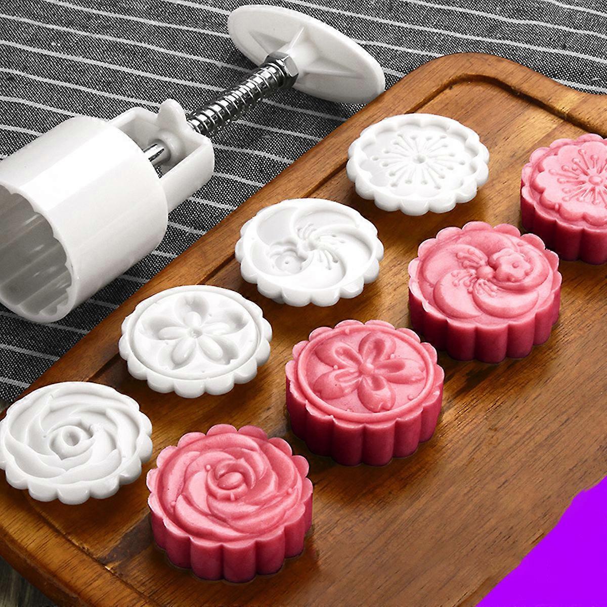 Mooncake Mold Set, DIY Cookie Stamps, Pastry Tool