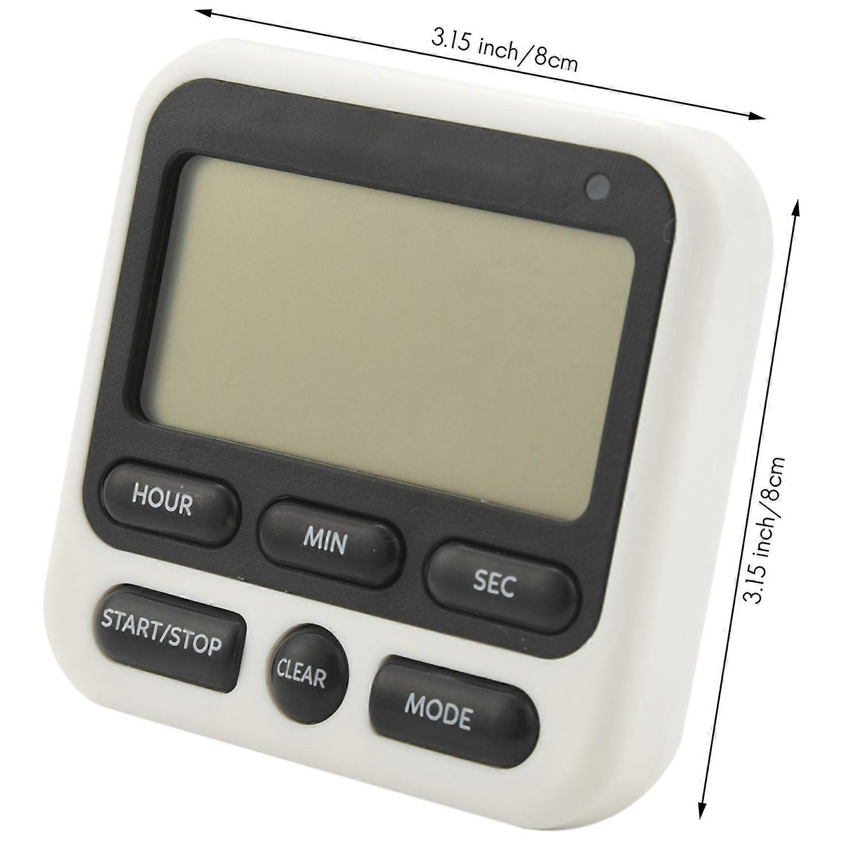 Digital Kitchen Timer with Mute/Loud Alarm Switch ON/OFF Switch