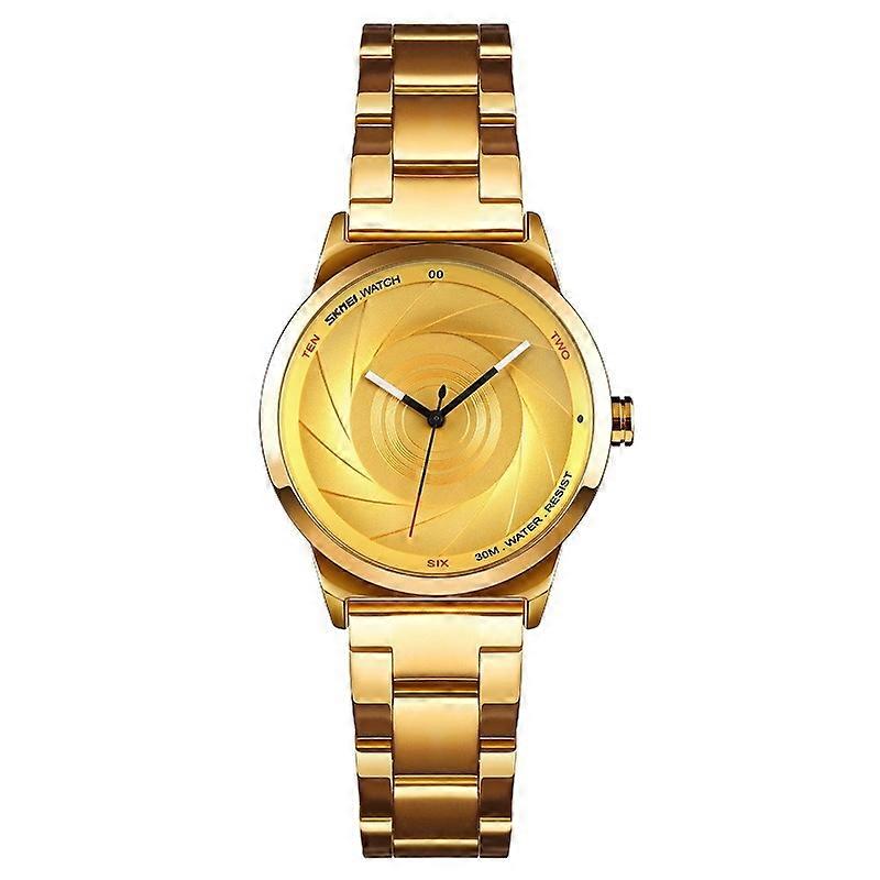SKMEI 9210 Ladies Business Watch Simple 3D Dial Quartz Watch For Ladies