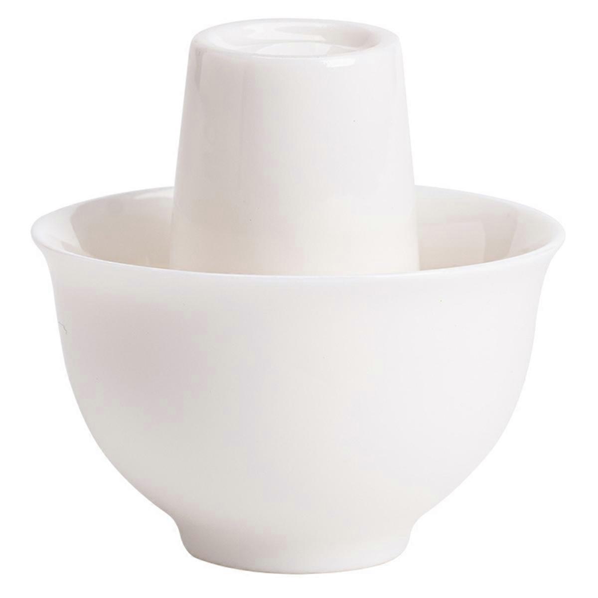 Elegant White Porcelain Teacup Set - Sheep Fat Jade Teacup