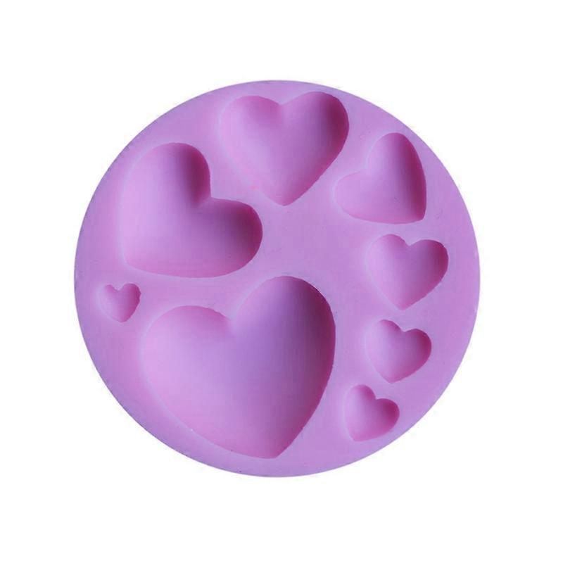 2 PCS DIY Baking Cake Mold Random Color Delivery Love Pattern Shape