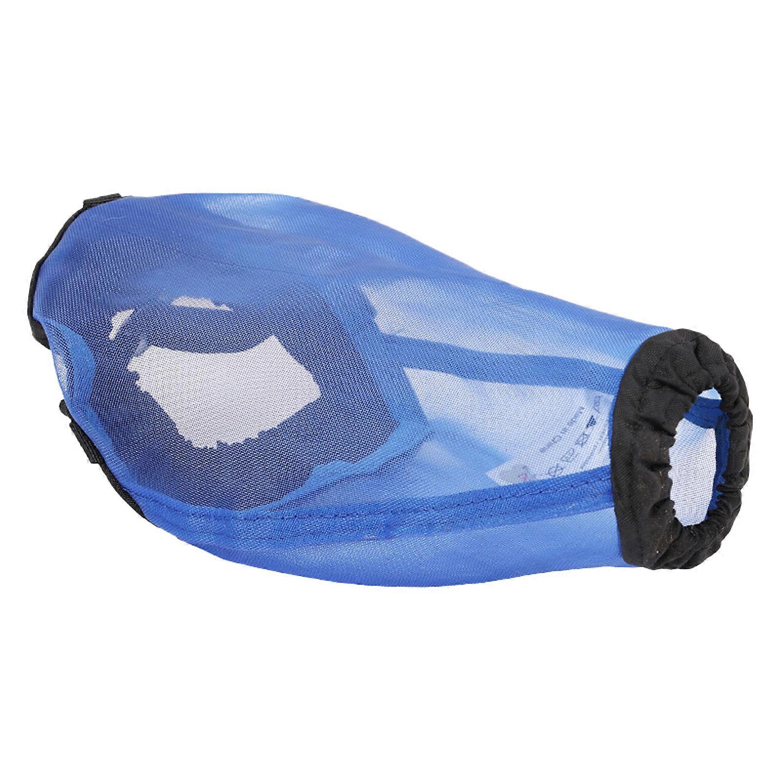 Large Dog Muzzle Soft Mouth Cover Regulable Mouth Guard Prevent Biting Muzzle for Safe Outings and Home Safety  M